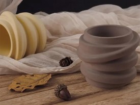 MOlde silicona porta vela MOMIA